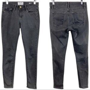 Frame Denim Le Skinny De Jeanne gray size 26